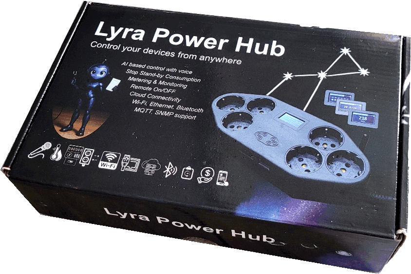 Lyra Power Hub AI and cloud based power monitoring, Control, Stand-by Energy management